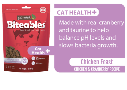 Get Naked® Biteables® Cat Health+ Functional Soft Treats Chicken Feast Online now