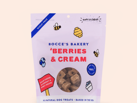 Bocce s Bakery Berries & Cream Soft & Chewy Treats Online Sale