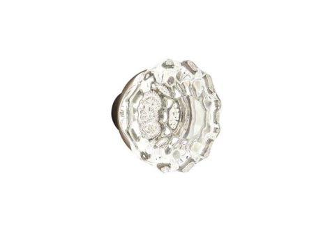 Emtek 7054AS Dummy , No.3 Rosette , Astoria Clear Knob Hot on Sale