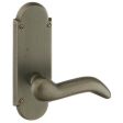 Emtek 7057OT Dummy Pair , Sideplate Locksets No.5 Non-Keyed 7-1 4  , Old Town Clear Knob Online now