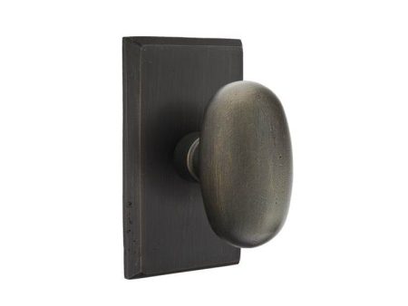 Emtek 7054BZEG Dummy , No.3 Rosette , Bronze Egg Knob on Sale