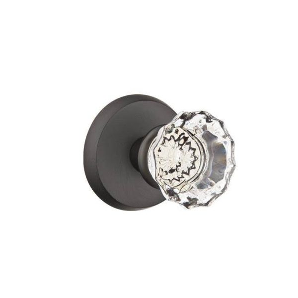 Emtek 7056AS Dummy , No.2 Rosette , Astoria Clear Knob Online